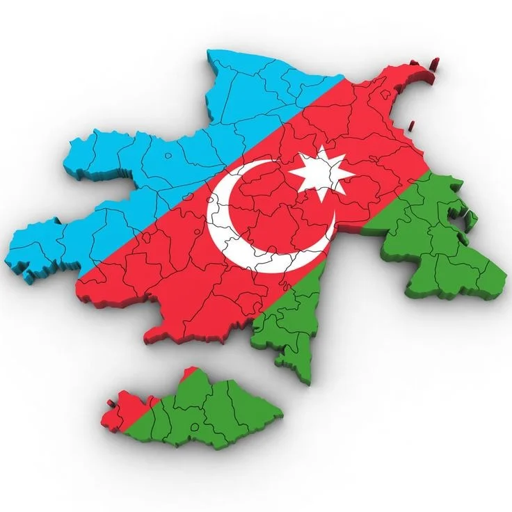 Azərbaycan xəritəsi, rayonlar üzrə